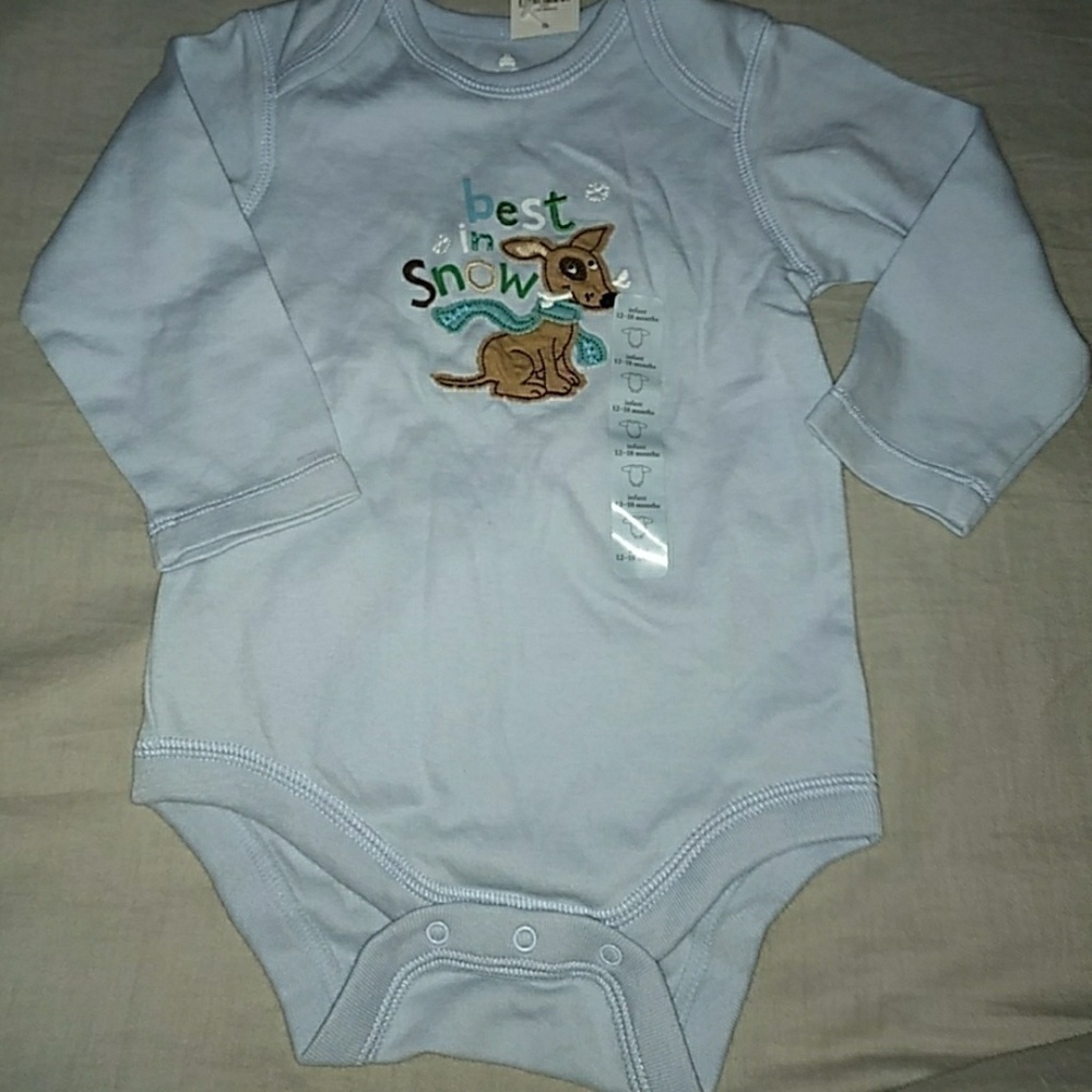 Gap bodysuit long sleeve 12-18 NWT